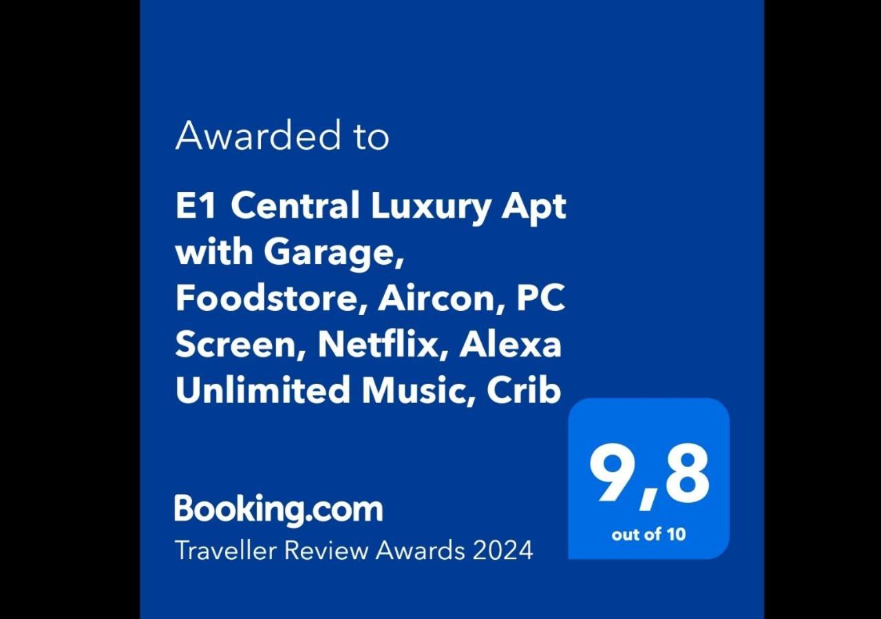 E1 Luxury Oldtown Apt - 2X Parking, Foodstore, Pcscreen, Netflix, Unlimited Music, Crib, Babychair, Fastwifi, Aircon Košice Exteriér fotografie